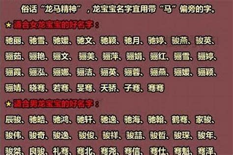 龍 取名|属龙取名宜用字大全,属龙起名字用什么字最好